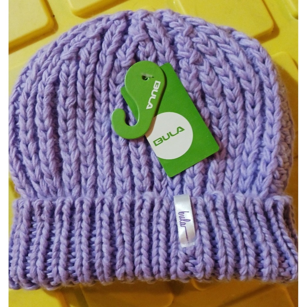 NEW Bula Women's Lilac Chunky Knit Beanie Winter Hat